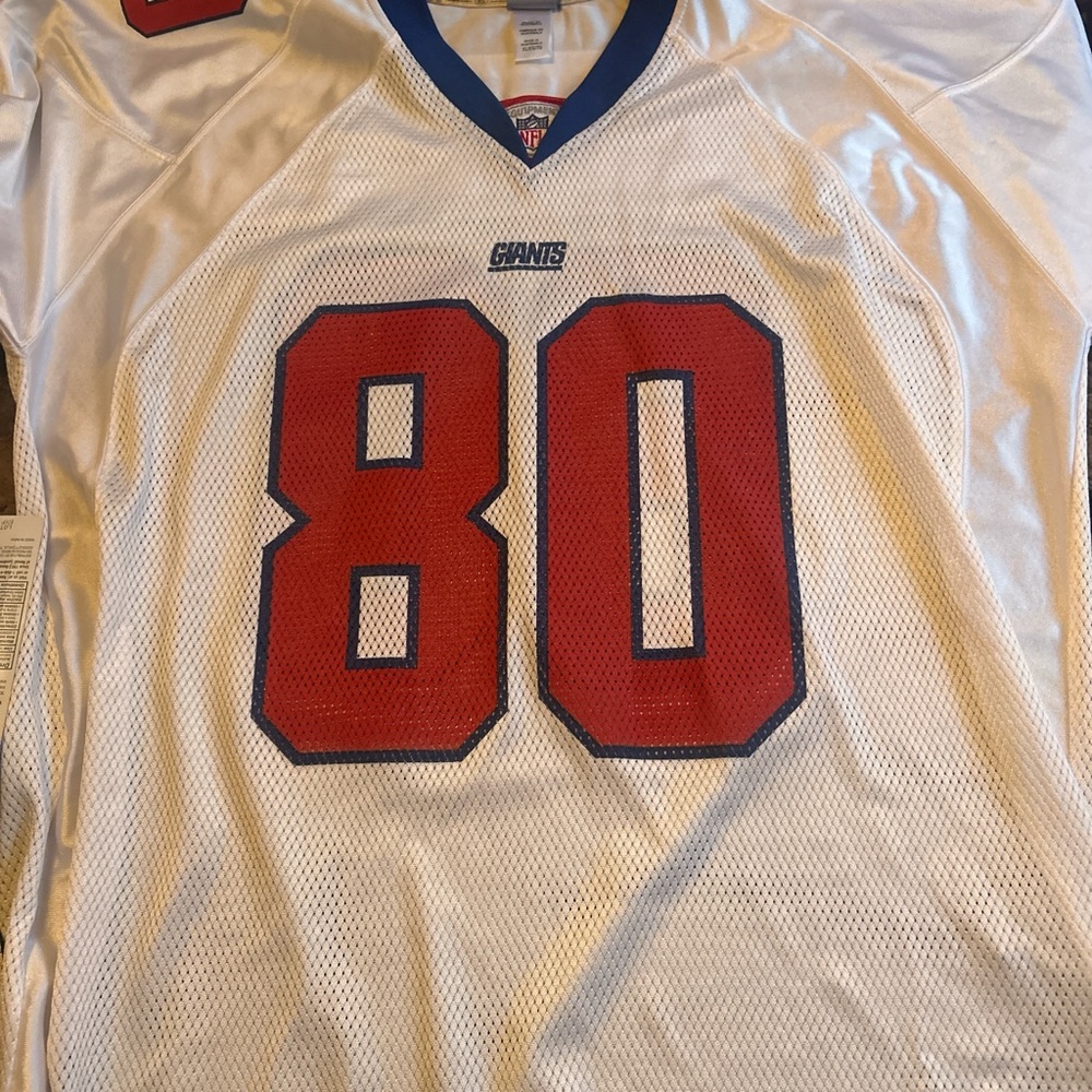 Reebok White Mesh Jersey with Blue Tag